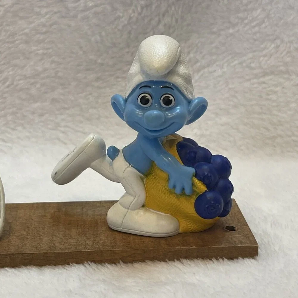 Lot of 4 Smurfs‎ Figures - McDonalds Happy Meal Kids Toys - 2011 & 2013 Peyo